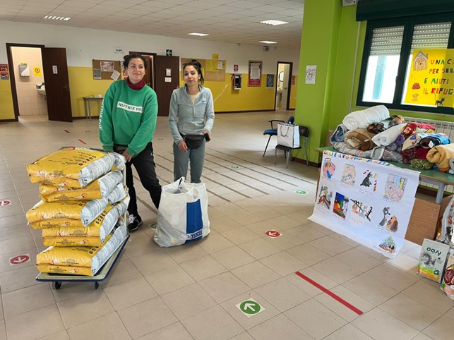 Le volontarie del rifugio