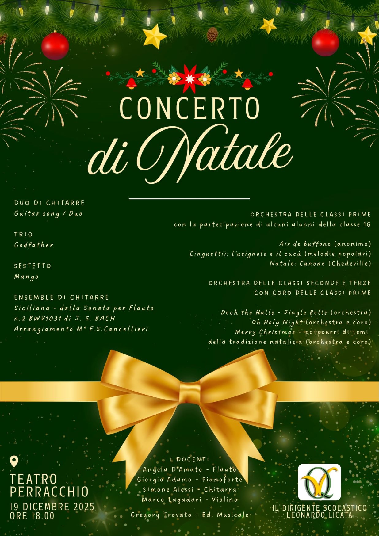 concerto sede centrale