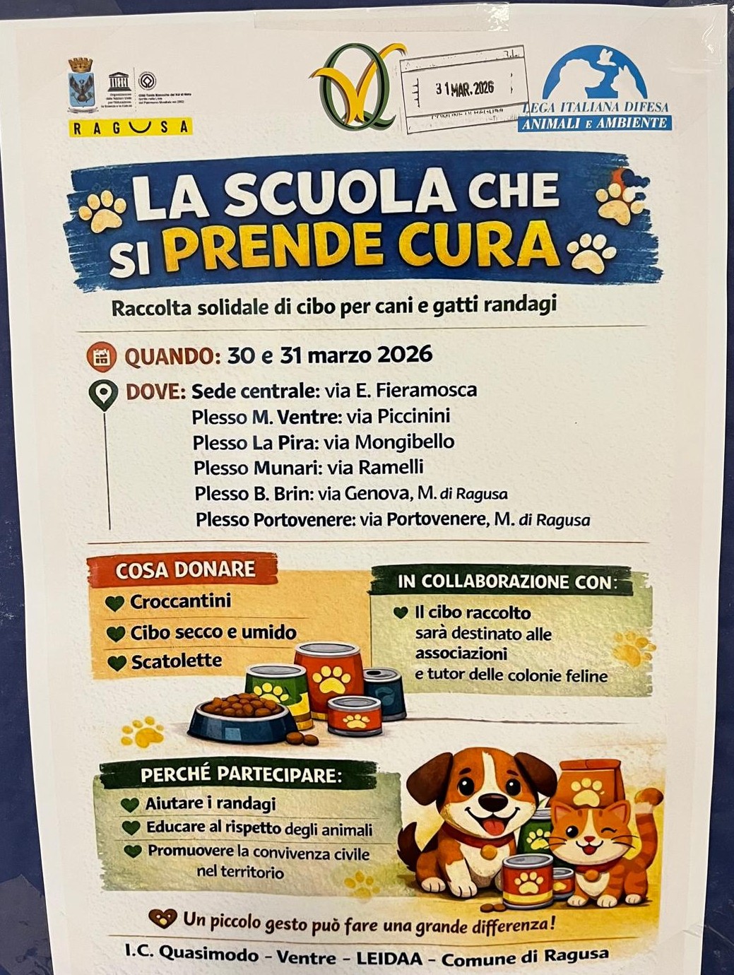 la scuola che si prende cura